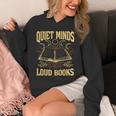 Quiet Minds Loud Books Introvert Reader Book Lover Unisex Hoodie Quiet Minds Loud Books Introvert Reader Book Lover Unisex Hoodie