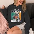 Raccoon Smutty Book Lover Spicy Romance Novels Women's Unisex Hoodie