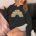 Rainbow Books Teacher Books Bring Color To Life Tee Unisex Hoodie