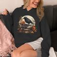 Raven Reading Book Occult Crow Unisex Hoodie