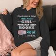 There Was A Girl Who Loved Books Book Lover Daughter Girls Unisex Hoodie