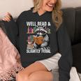 Well Read & Slightly Feral Raccoon Book Lover Graphic Unisex Hoodie Well Read & Slightly Feral Raccoon Book Lover Graphic Unisex Hoodie