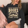 Read Banned Books Drink Coffee Fight Evil Unisex Hoodie