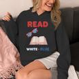 Read Blue Patriotic Book Lover Girls Independence Unisex Hoodie
