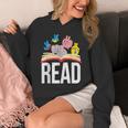 Read Book Cute School Teacher Librarian Elephant Pigeon Unisex Hoodie Read Book Cute School Teacher Librarian Elephant Pigeon Unisex Hoodie
