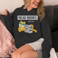 Read Books With Me Cat Lover Book Lover Librarian Reading Unisex Hoodie Read Books With Me Cat Lover Book Lover Librarian Reading Unisex Hoodie