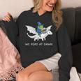 We Read At Dawn Bookish Frog Wizard Reading Unisex Hoodie We Read At Dawn Bookish Frog Wizard Reading Unisex Hoodie
