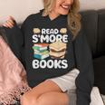 Read S'More Books Camping Reading Bookworm Book Lover Unisex Hoodie Read S'More Books Camping Reading Bookworm Book Lover Unisex Hoodie