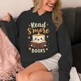 Read S'More Books Reading Campfire Camping Unisex Hoodie