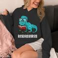 Readasaurus Reading Dinosaur Bookworm Book Reader Meme Unisex Hoodie Readasaurus Reading Dinosaur Bookworm Book Reader Meme Unisex Hoodie