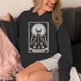 The Reader Tarot Card Books Skeleton Reading Book Unisex Hoodie The Reader Tarot Card Books Skeleton Reading Book Unisex Hoodie