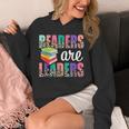 Readers Are Leaders Boho Leopard Book Lover Back To School Unisex Hoodie Readers Are Leaders Boho Leopard Book Lover Back To School Unisex Hoodie