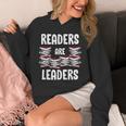Readers Are Leaders Book Lover Librarian Sayings Quotes Unisex Hoodie Readers Are Leaders Book Lover Librarian Sayings Quotes Unisex Hoodie