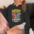 Reading Book Lover School Librarian Bruh It's Library Day Unisex Hoodie Reading Book Lover School Librarian Bruh It's Library Day Unisex Hoodie
