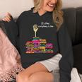 Reading Books Librarian Reader Nerd It's Fine Teacher School Unisex Hoodie