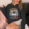 Reading Colors Our World Rainbow Books Kids Unisex Hoodie