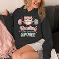 Reading Is My Favorite Sport Cute Owl Book Lover Unisex Hoodie Reading Is My Favorite Sport Cute Owl Book Lover Unisex Hoodie