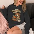 Reading Fox My Weekend Is Fully Booked Book Lover Unisex Hoodie