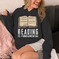 Reading Fundamental Books Lover Bookworm Reader Literature Unisex Hoodie
