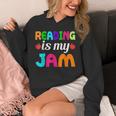 Reading Is My Jam Bookworm Books Teacher Bibliophile Men Women Kids Unisex Hoodie Reading Is My Jam Bookworm Books Teacher Bibliophile Men Women Kids Unisex Hoodie