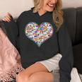 Reading Library Books Lover Heart Librarian Awesome Cute Unisex Hoodie Reading Library Books Lover Heart Librarian Awesome Cute Unisex Hoodie