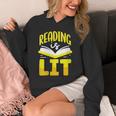 Reading Is Lit Bookworm Book Reading Unisex Hoodie Reading Is Lit Bookworm Book Reading Unisex Hoodie