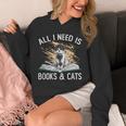 Reading All I Need Is Books & Cats Unisex Hoodie Reading All I Need Is Books & Cats Unisex Hoodie