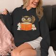 Reading Owl Art Men Women Kids Bookworm Book Lovers Unisex Hoodie