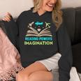 Reading Powers Imagination Book Nerd Reading Unisex Hoodie Reading Powers Imagination Book Nerd Reading Unisex Hoodie