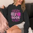 Reading Reader Crazy Book Lady English Teacher Unisex Hoodie