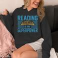 Reading Is My Superpower Read Books Lover Womens Mens Unisex Hoodie