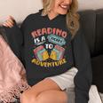 Reading Is A Ticket To Adventure Book Library Themed Unisex Hoodie Reading Is A Ticket To Adventure Book Library Themed Unisex Hoodie