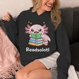 Readsalotl Axolotl Book Reading Unisex Hoodie Readsalotl Axolotl Book Reading Unisex Hoodie