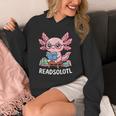 Readsolotl Axolotl Read Books Reading Book Lover Kids Unisex Hoodie Readsolotl Axolotl Read Books Reading Book Lover Kids Unisex Hoodie