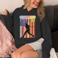 Retro Baseball Drip Boys Ice Cream Patriotic American Flag Unisex Hoodie Retro Baseball Drip Boys Ice Cream Patriotic American Flag Unisex Hoodie