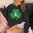 Retro Shamrock Baseball St Patricks Day Men Women Boys Girls Unisex Hoodie