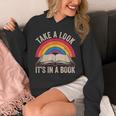 Retro Vintage Rainbow Take a Look It’s In a Book Reading Unisex Hoodie Retro Vintage Rainbow Take a Look It’s In a Book Reading Unisex Hoodie