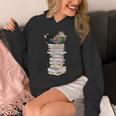 Robin Owl Bird Birds With Books Birdlover Animal Unisex Hoodie