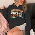 Weekends Coffee Baseball Retro Vibes Unisex Hoodie Weekends Coffee Baseball Retro Vibes Unisex Hoodie