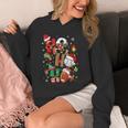 Santa Baseball Football Soccer Pajamas Ho Ho Christmas Xmas Unisex Hoodie Santa Baseball Football Soccer Pajamas Ho Ho Christmas Xmas Unisex Hoodie