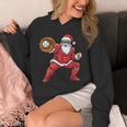 Santa Playing Baseball Baseball Lover Baseballer Xmas Unisex Hoodie Santa Playing Baseball Baseball Lover Baseballer Xmas Unisex Hoodie