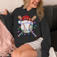 Santa Sports Christmas Baseball Player Unisex Hoodie Santa Sports Christmas Baseball Player Unisex Hoodie