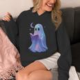 Scary Reading Book Lovers Halloween Costume Pastel Ghost Unisex Hoodie