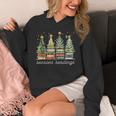 Seasons Readings All Booked For Christmas Book Reading Lover Unisex Hoodie