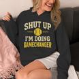 Shut Up I'm Doing Gamechanger Baseball Softball Cheer Unisex Hoodie Shut Up I'm Doing Gamechanger Baseball Softball Cheer Unisex Hoodie