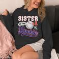 Sister Rookie Of Year 1st Birthday Baseball Theme Matching Unisex Hoodie