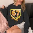 Six Seven 67 Meme Gen Alpha Slang Baseball 101 Unisex Hoodie Six Seven 67 Meme Gen Alpha Slang Baseball 101 Unisex Hoodie