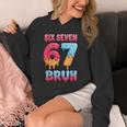 Six Seven Bruh 67 Ice Cream Drip Baseball For Men Women Kids Unisex Hoodie