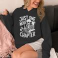 Skeleton Reading Book Halloween Just One More Chapter Unisex Hoodie