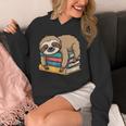 Sloth Sleeping On Books Unisex Hoodie Sloth Sleeping On Books Unisex Hoodie